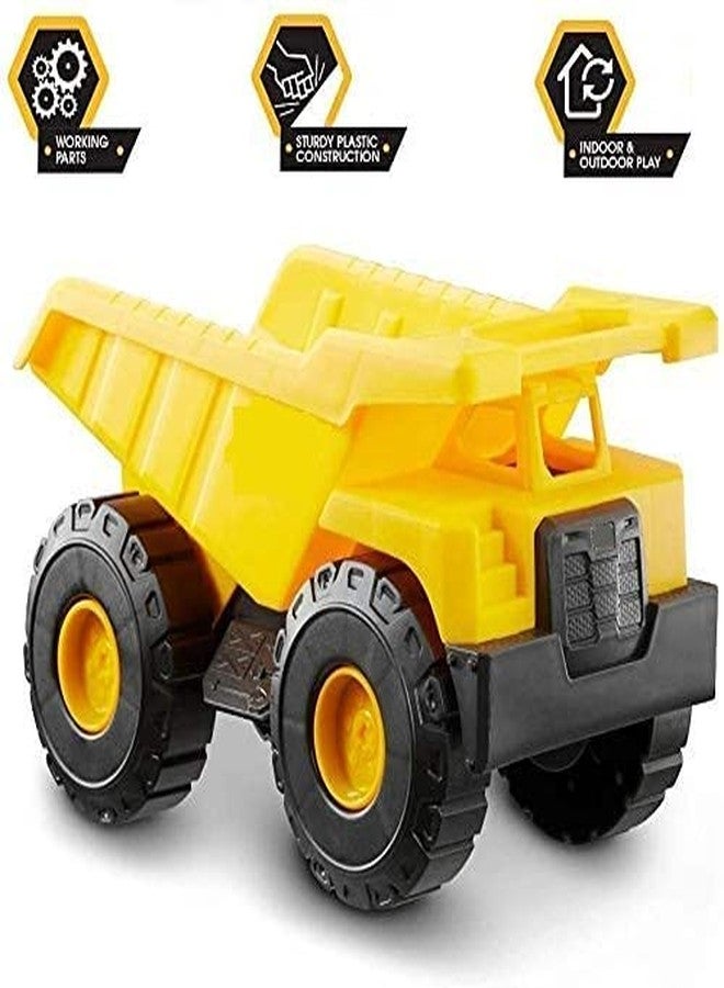 Shivaaro Dumper Construction Toy Vehicle Presenting by for Kids Super King Dumper Toys with Sound and Lights Dumper Truck Toy with Friction Powered Wheels for Kids - Image 2